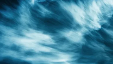 blue and white cloudy sky