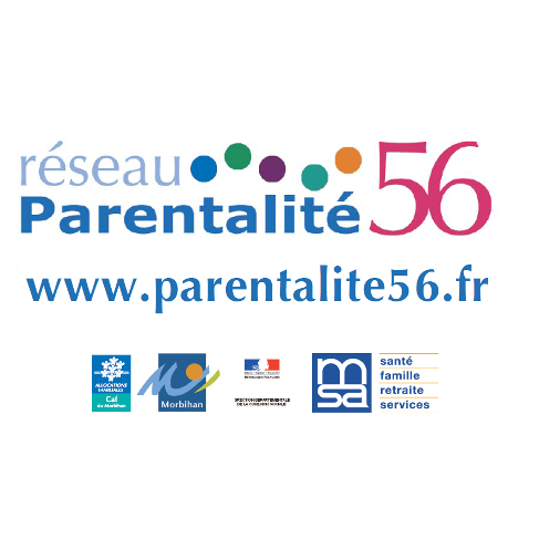 LOGO SUR RESEAU PARENTALITE 56