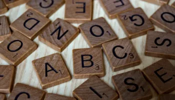 brown wooden blocks with number